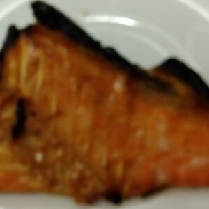 鮭のマーガリン焼き♫
